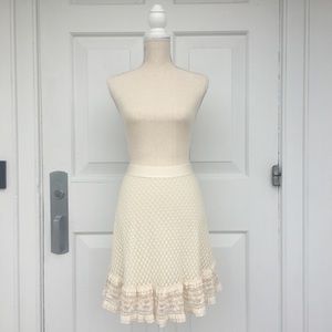 •Max Studio• Ruffled Lace Skirt